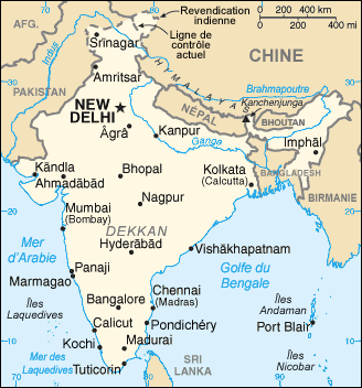 Situation de Inde
