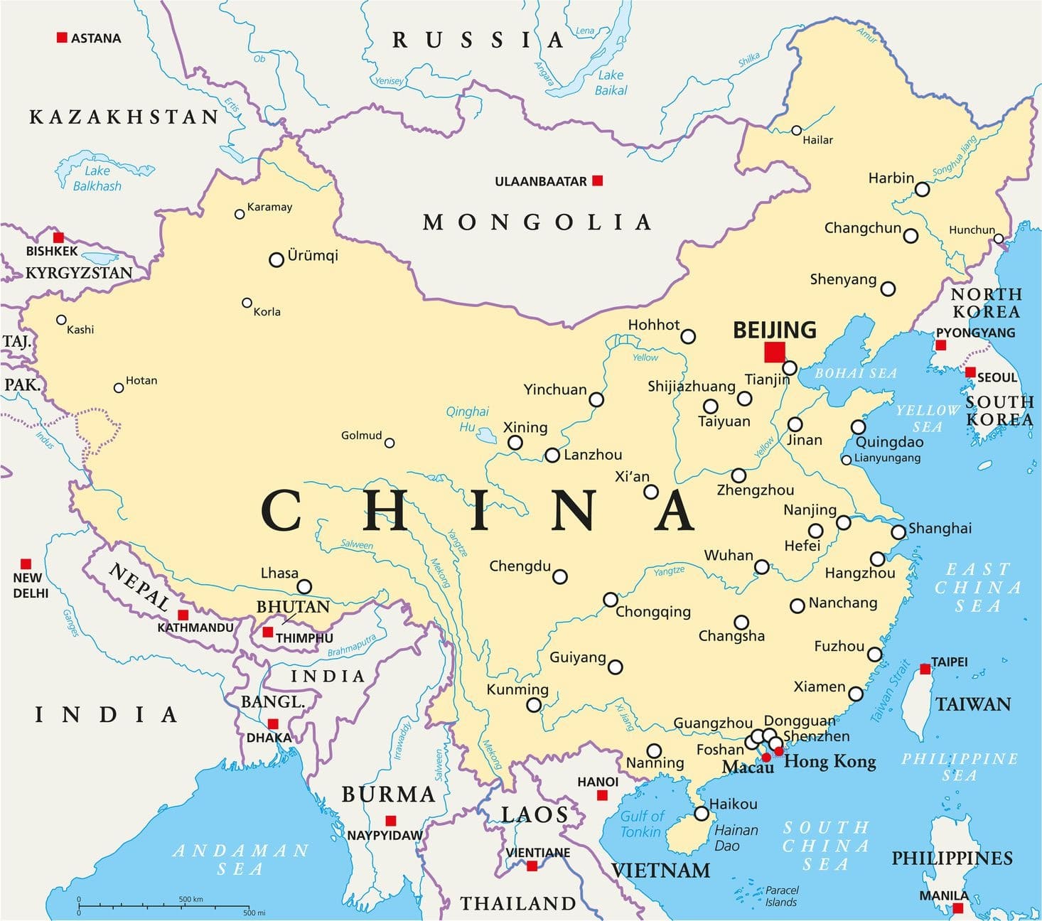 Situation de Chine