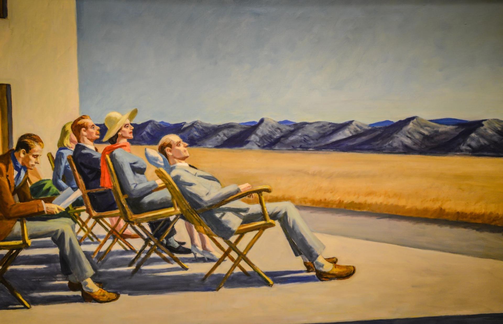 People in the sun