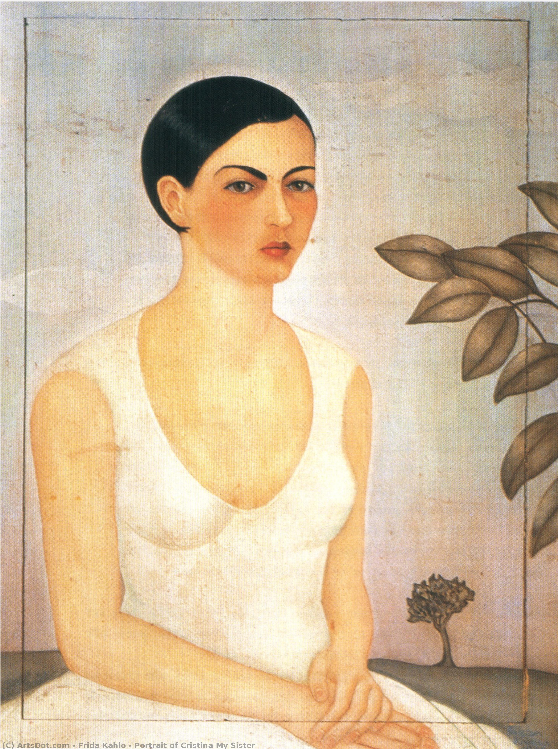 1928 - Portrait de Cristina ma soeur