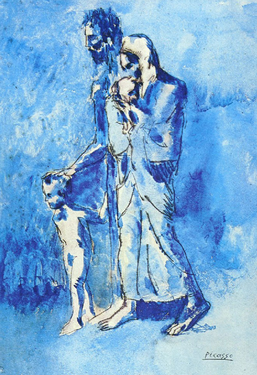 1903 - La famille de l'homme aveugle